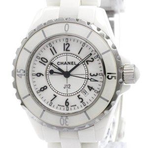 CHANEL J12 Ceramic Quartz Ladies Watch H0968 Polished